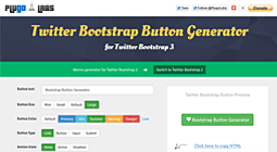 New Button Generator for Twitter Bootstrap 3